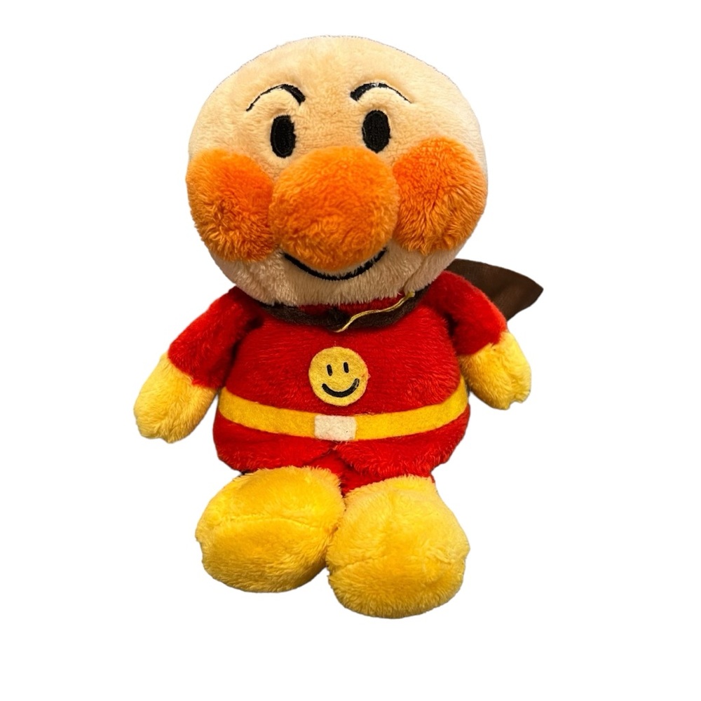 Sega Toys Anpanman 7" Beanbag Plush Toy 2000s Comic Book Mascot